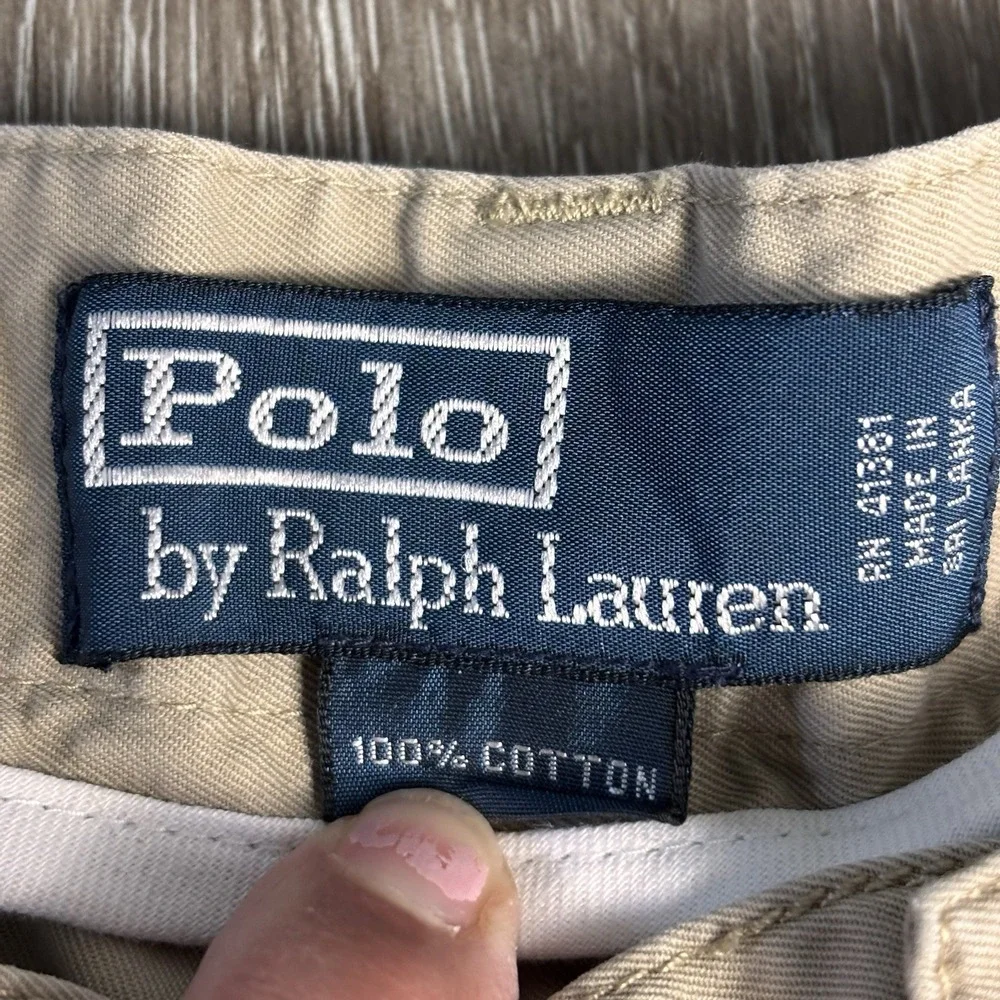 Polo Ralph Lauren Shorts Men's 36 Pockets Chino Casual 9